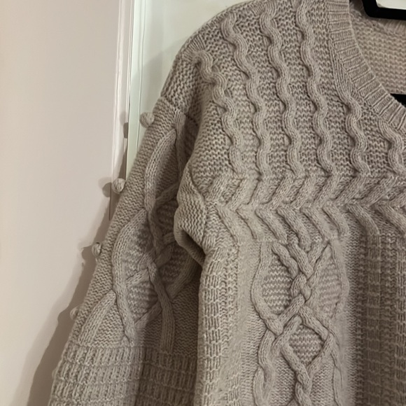 Madewell Merino wool cream sweater, size small - Picture 2 of 9